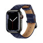 Apple Watch HOCO Elegant Nahkaranneke – Midnight blue 38/40/41 mm hinta ja tiedot | Älykellojen ja aktiivisuusrannekkeiden lisätarvikkeet | hobbyhall.fi