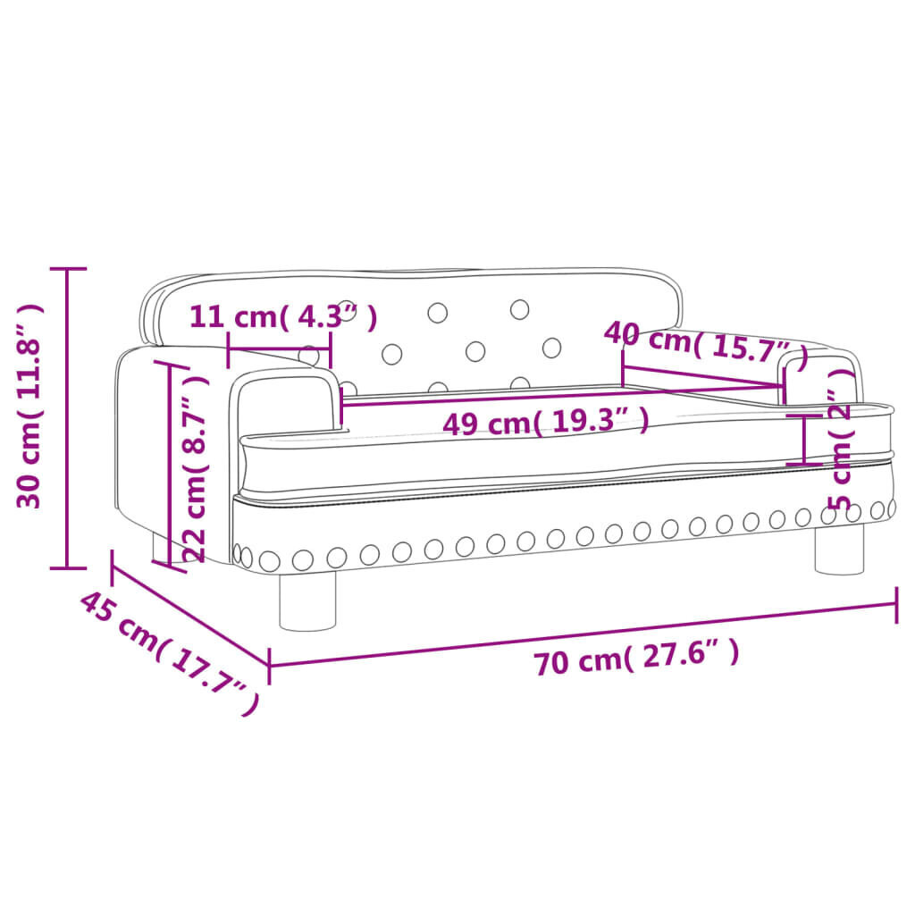 Lasten sohva vidaXL, musta hinta ja tiedot | Lasten nojatuolit ja säkkituolit | hobbyhall.fi