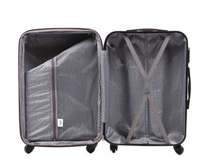 Keskikokoinen matkalaukku Unlimited 4201, M, harmaa hinta ja tiedot | Matkalaukut ja matkakassit | hobbyhall.fi
