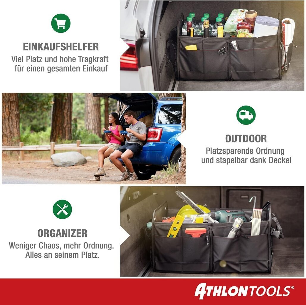 ATHLON TOOLS Auton tavaratilan laukku hinta ja tiedot | Auton sisätilatarvikkeet | hobbyhall.fi