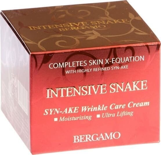 Intensive Snake SYN-AKE Wrinkle Care Cream ryppyjä ehkäisevä kasvovoide käärmeen myrkkyuutteella 50 ml hinta ja tiedot | Kasvovoiteet | hobbyhall.fi