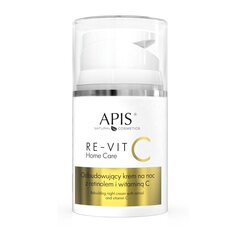 Apis re-vit C Home Care Repair Night Cream -yövoide, jossa on retinolia ja C-vitamiinia, 50 ml hinta ja tiedot | Kasvovoiteet | hobbyhall.fi