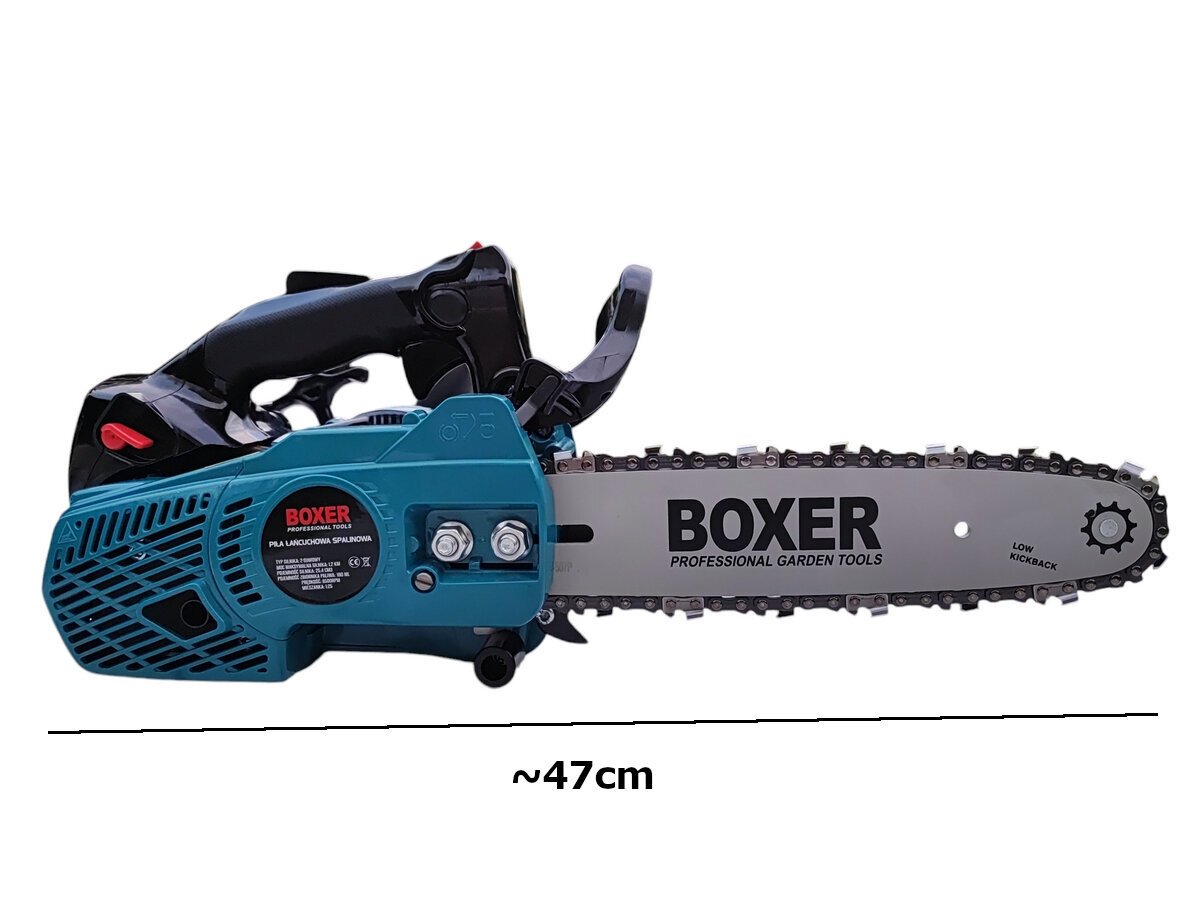 Bensiiniketjusaha Boxer BX 129 kaksitahtinen 4,9 kW 25 cm hinta ja tiedot | Moottorisahat | hobbyhall.fi