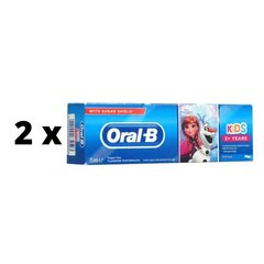 Lasten hammastahna Oral-B Frozen&Cars, 75ml x 2 kpl hinta ja tiedot | Suuhygienia | hobbyhall.fi