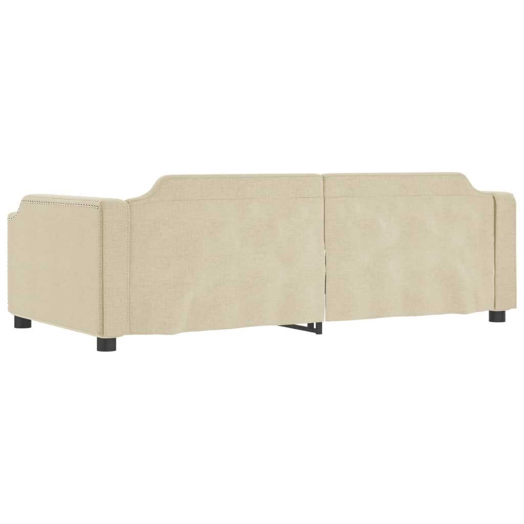 Ulosvedettävä sänky laatikoilla vidaXL, 80x200 cm, beige hinta ja tiedot | Sängyt | hobbyhall.fi