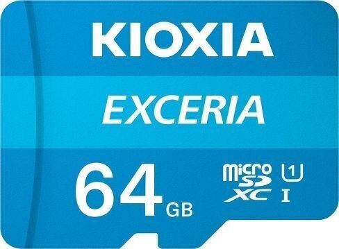 Muistikortti Kioxia Exceria 64GB U1 microSDHC hinta ja tiedot | Puhelimen muistikortit | hobbyhall.fi