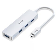 Sovitin PISEN J-HB4001 4in1 Type-C Sisään 4USB3.0 för HUAWEI Mate40/P50 Samsung S20 hinta ja tiedot | Adapterit | hobbyhall.fi