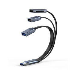 Sovitin BIAZE HUB31 4in1 USB Sisään USB3.0 USB2.0 SD/TF ABS hinta ja tiedot | Adapterit | hobbyhall.fi