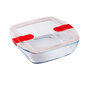 Ilmatiivis lounaslaatikko Pyrex Cook & Lämpö, ​​25 x 22 x 7 cm, 2,2 L, 4 kpl. hinta ja tiedot | Elintarvikkeiden säilytysastiat | hobbyhall.fi