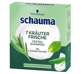 Schauma, 7 Yrtin Shampoopala, 60g hinta ja tiedot | Shampoot | hobbyhall.fi