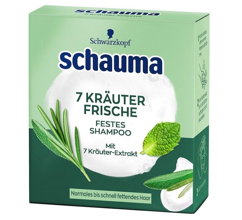 Schauma, 7 Yrtin Shampoopala, 60g hinta ja tiedot | Shampoot | hobbyhall.fi