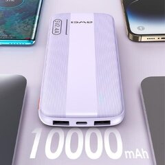 Ulkoinen Akku Power Bank Awei P20K 5V/2.4A 10000mAh musta hinta ja tiedot | Varavirtalähteet | hobbyhall.fi