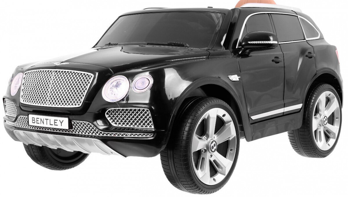 Bentley Bentayga, yksipaikkainen sähköauto lapsille, musta hinta ja tiedot | Lasten sähköautot | hobbyhall.fi