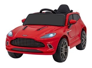 Aston Martin DBX, yksipaikkainen sähköauto lapsille, punainen hinta ja tiedot | Lasten sähköautot | hobbyhall.fi