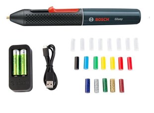 Bosch Akkukuumaliimakynä (harmaa) +USB-latauslaite +USB-kaapeli +2×1,2V HR06 (AA) ladattavat paristot hinta ja tiedot | Käsityökalut | hobbyhall.fi