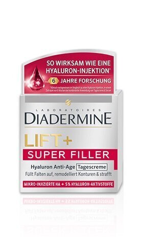 Yökasvovoide Diadermine Lift + SuperFiller, 3 x 50 ml hinta ja tiedot | Kasvovoiteet | hobbyhall.fi