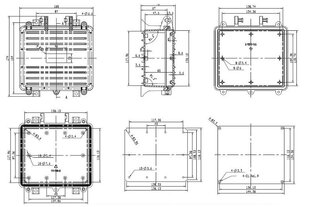 Asennuslaatikko 160x174x75mm hinta ja tiedot | Puhelimen lisätarvikkeet | hobbyhall.fi