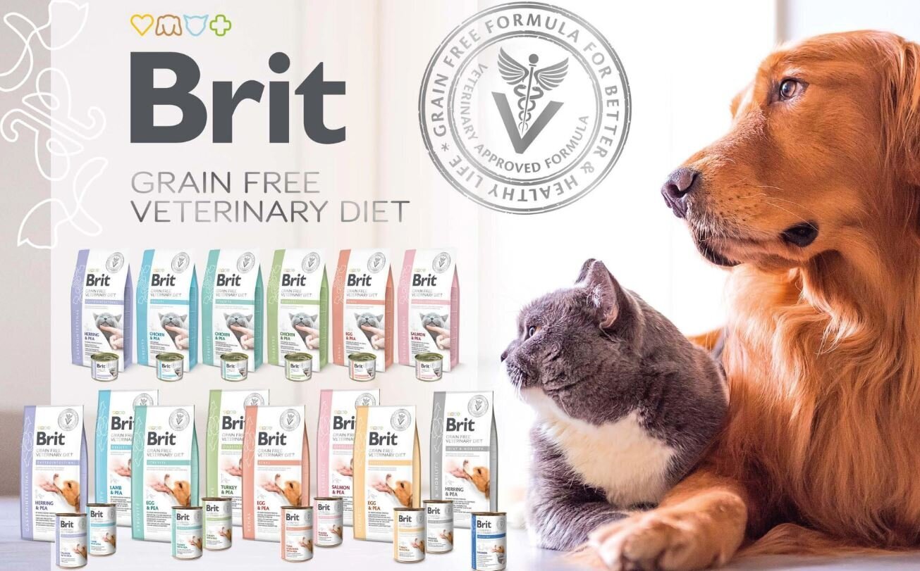 Brit Veterinary Care Adult steriloiduille kaikkien rotujen koirille lohella ja herneillä, 2kg hinta ja tiedot | Koiran kuivaruoka | hobbyhall.fi