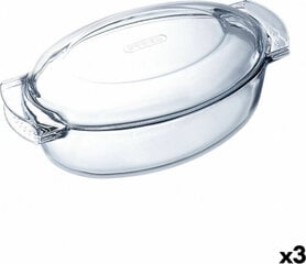 Pyrex Classic kannellinen uunivuoka, 39 x 23 x 15 cm, 3 kpl. hinta ja tiedot | Uunivuoat ja leivontavälineet | hobbyhall.fi