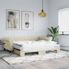 Vuodesohva vidaXL, 90x200 cm, beige hinta ja tiedot | Sängyt | hobbyhall.fi