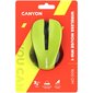 CANYON MW-1, keltainen 2,4 GHz langaton optinen hiiri 3 painikkeella, säädettävä 800/1200/1600 DPI hinta ja tiedot | Kovalevyt | hobbyhall.fi