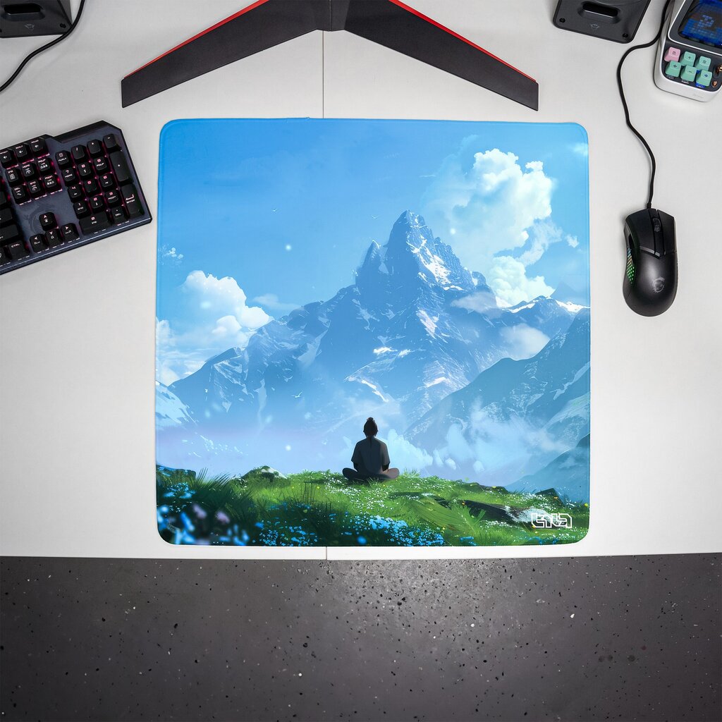 Hiirimatto Mountain Meditation 50x50 hinta ja tiedot | Pelien oheistuotteet | hobbyhall.fi