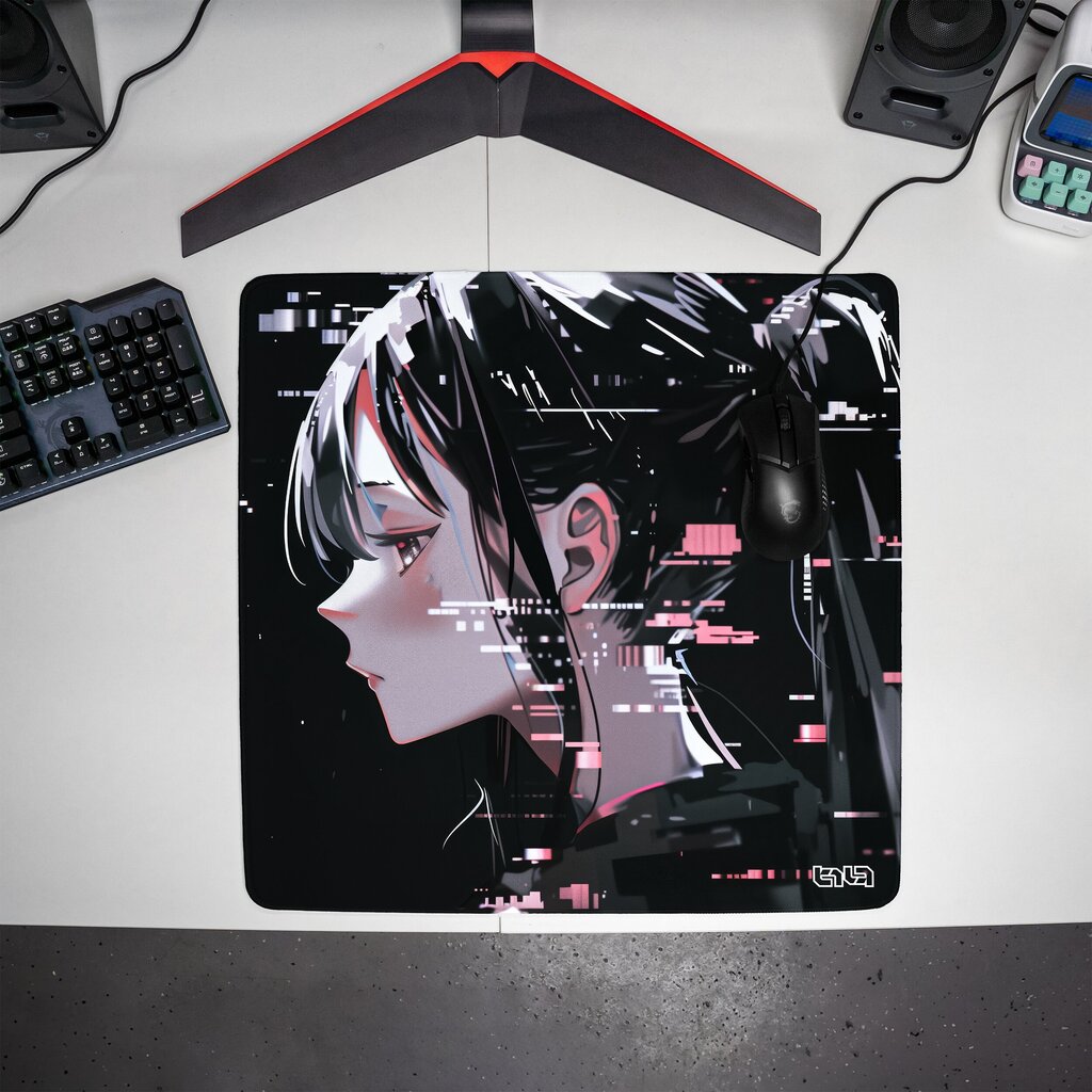 Hiirimatto Glitched Yuki 50x50 hinta ja tiedot | Pelien oheistuotteet | hobbyhall.fi