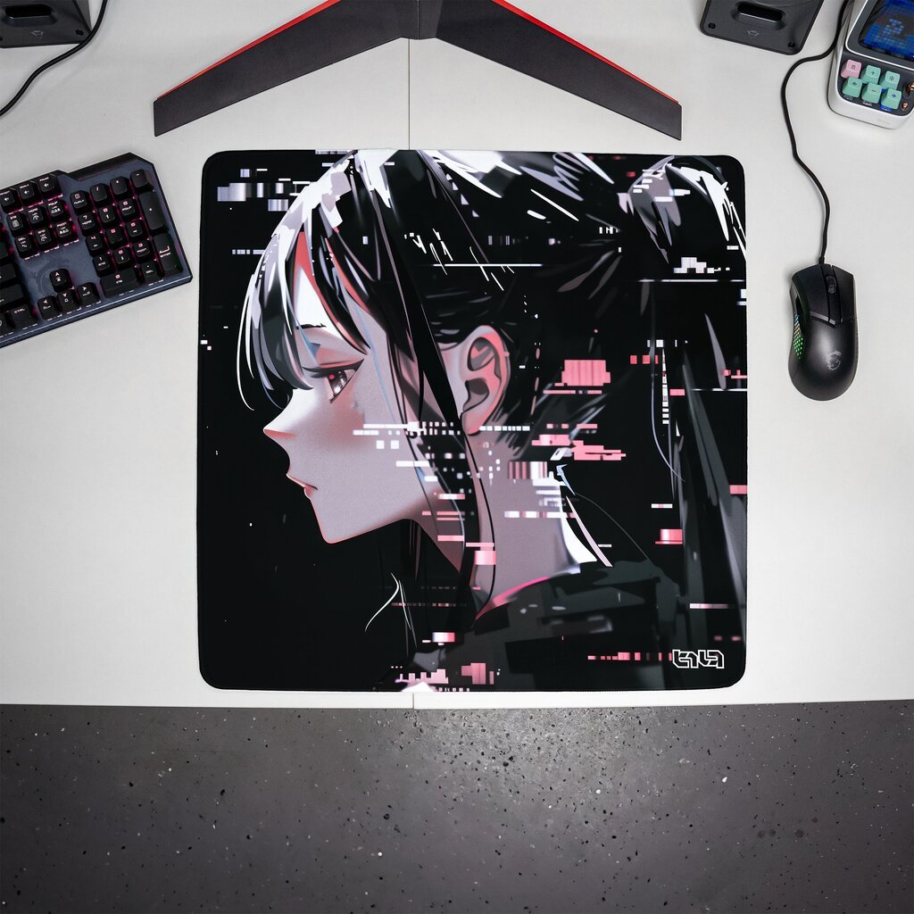 Hiirimatto Glitched Yuki 50x50 hinta ja tiedot | Pelien oheistuotteet | hobbyhall.fi