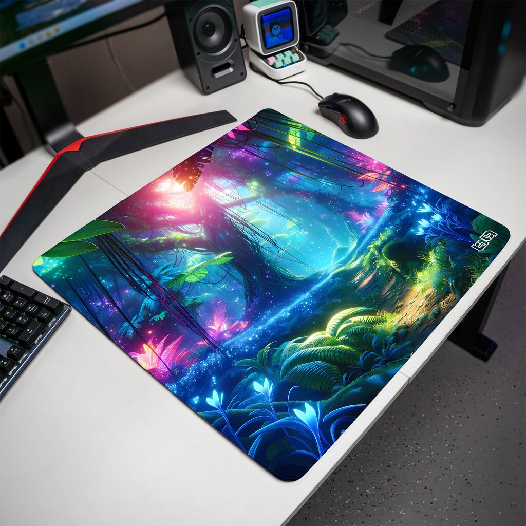 Hiirimatto Cosmic Forest 50x50 hinta ja tiedot | Pelien oheistuotteet | hobbyhall.fi