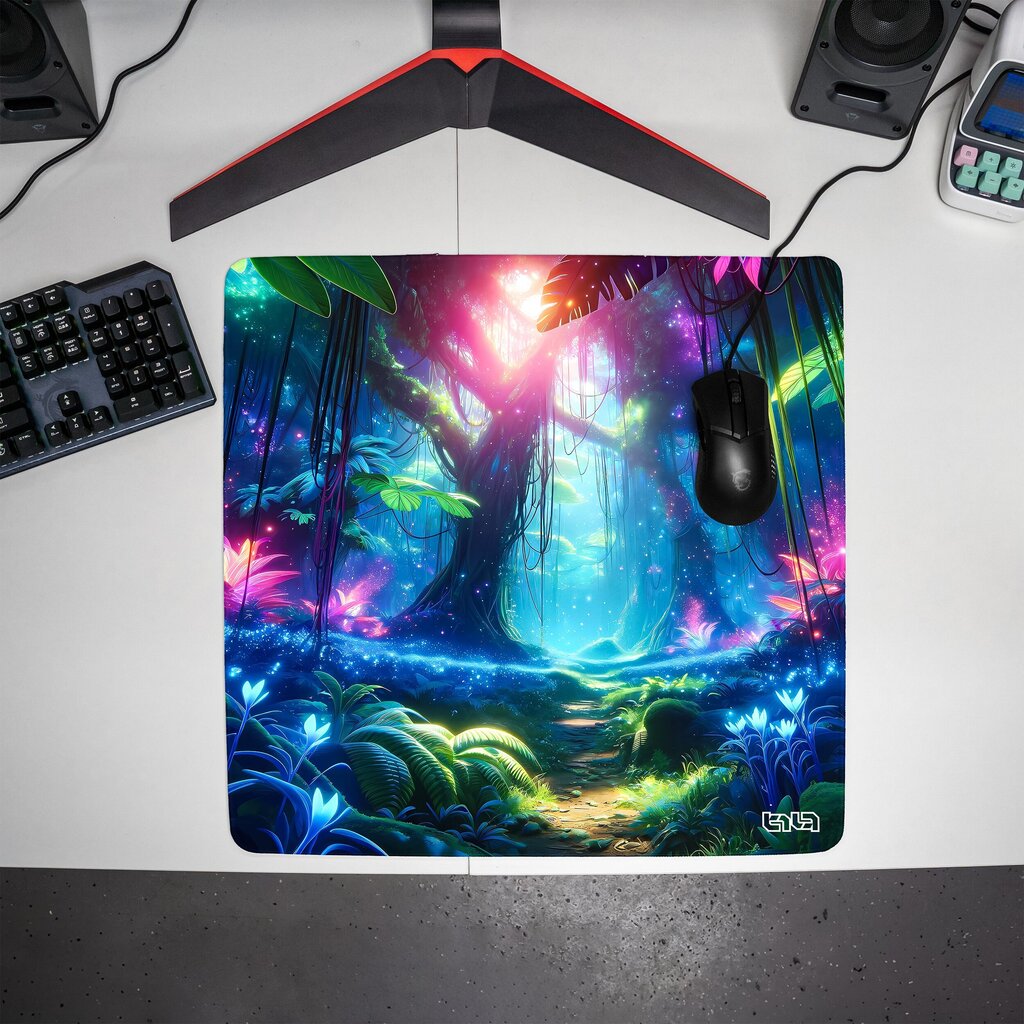 Hiirimatto Cosmic Forest 50x50 hinta ja tiedot | Pelien oheistuotteet | hobbyhall.fi