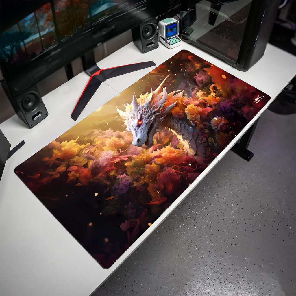 Hiirimatto Colorful Dragon 100x50 hinta ja tiedot | Pelien oheistuotteet | hobbyhall.fi