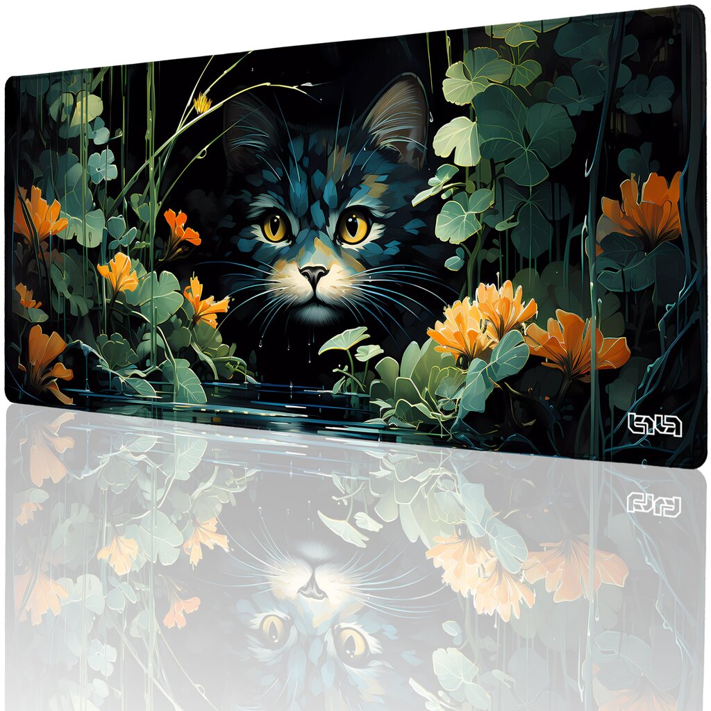 Hiirimatto Hidden Cat 90x40 hinta ja tiedot | Pelien oheistuotteet | hobbyhall.fi