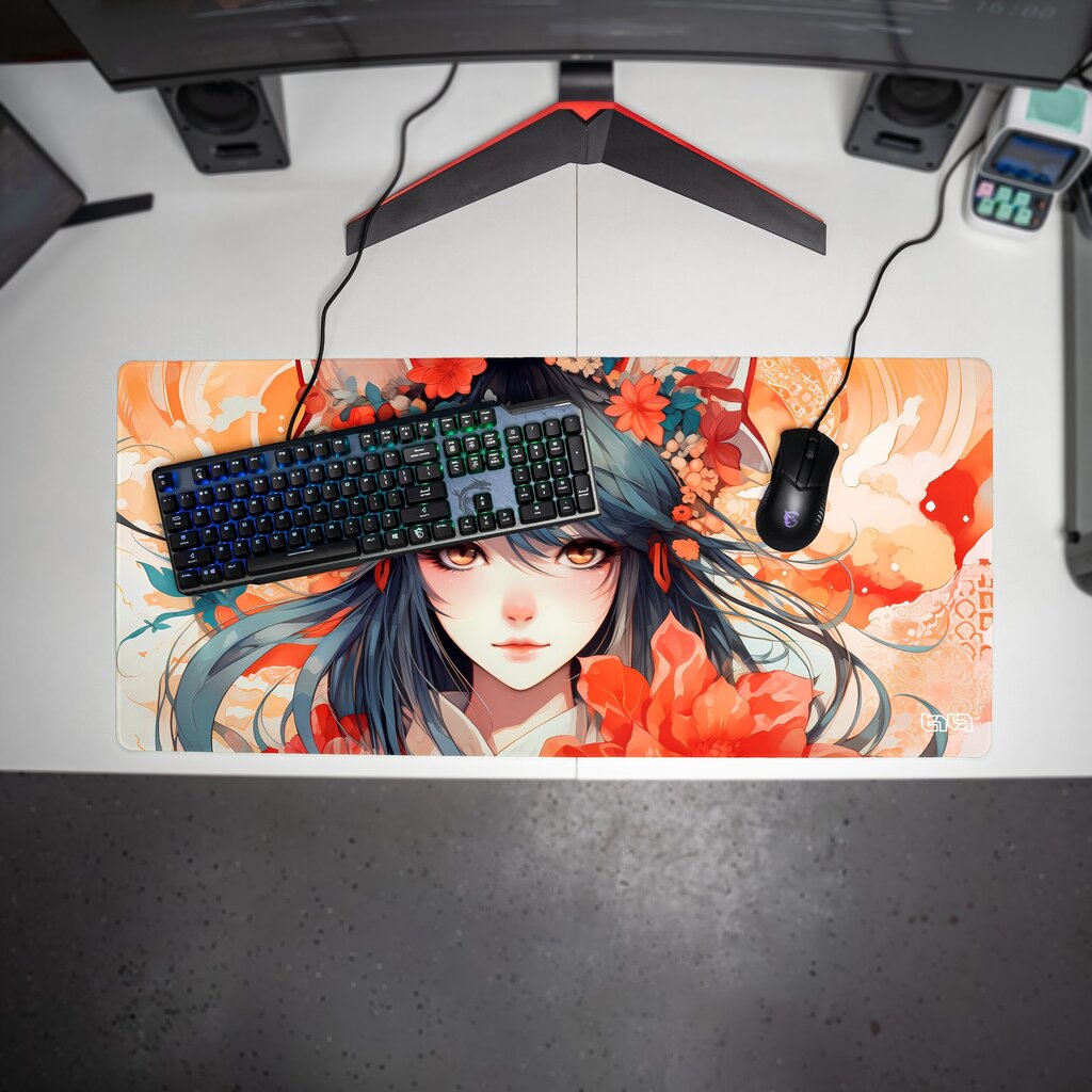 Hiirimatto Kitsune 90x40 hinta ja tiedot | Pelien oheistuotteet | hobbyhall.fi