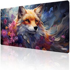 Hiirimatto Floral Fox 100x50 hinta ja tiedot | Pelien oheistuotteet | hobbyhall.fi