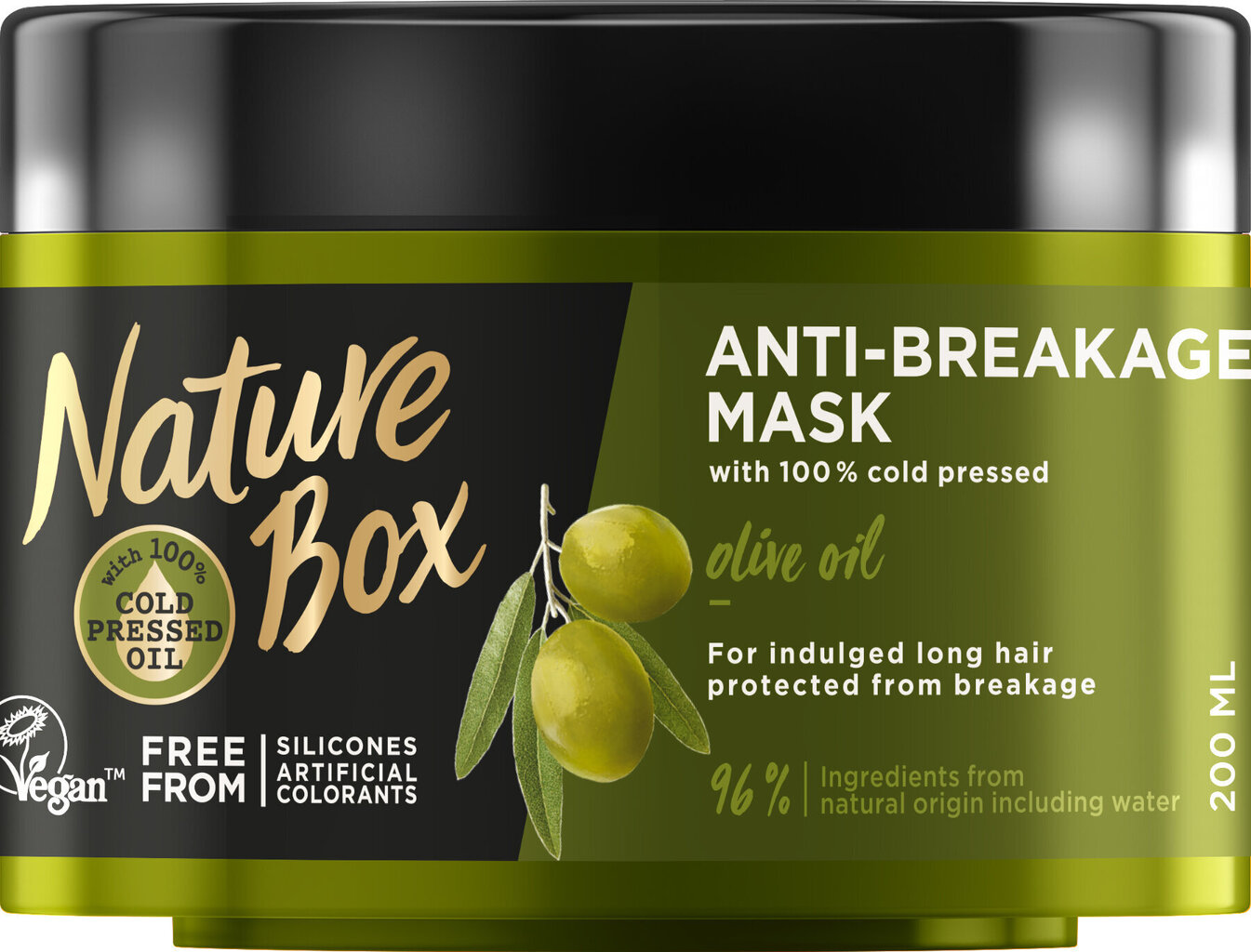 Hiusnaamio OLive Nature Box, 3 x 200 ml hinta ja tiedot | Hiusnaamiot, öljyt ja seerumit | hobbyhall.fi