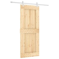 Liukuovi sisäovi vidaXL varustesarjalla 85x210cm hinta ja tiedot | Sisäovet | hobbyhall.fi