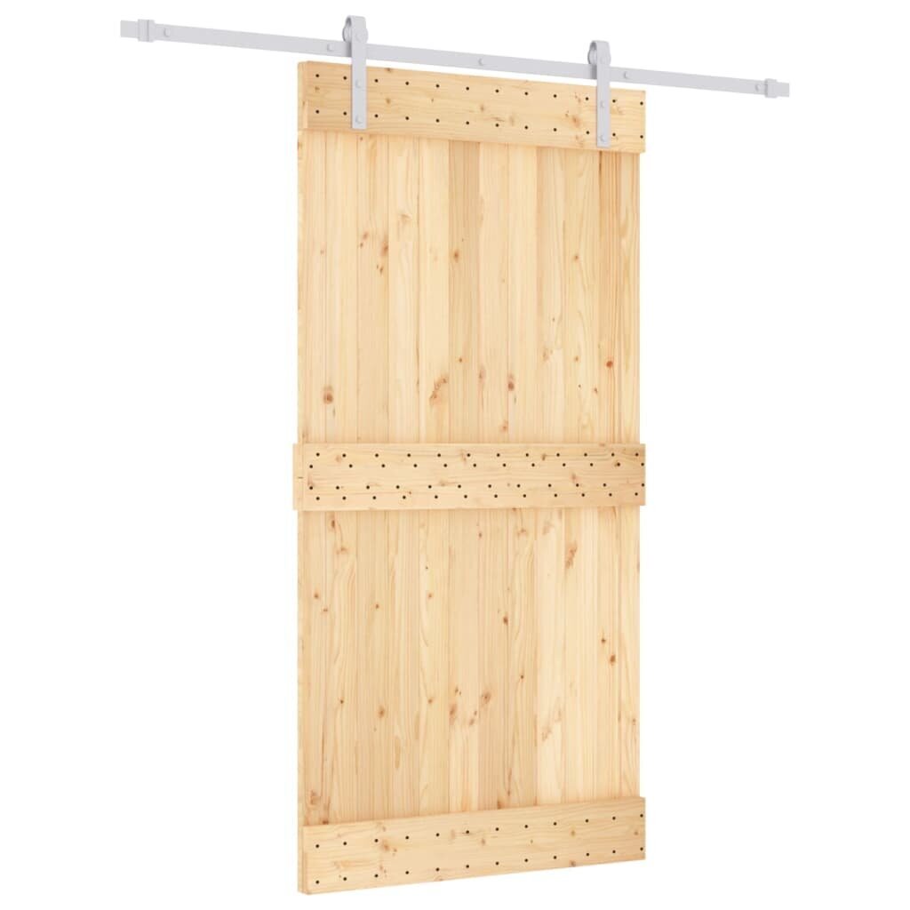 Liukuovi sisäovi vidaXL varustesarjalla 100x210cm hinta ja tiedot | Sisäovet | hobbyhall.fi