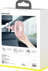 Auton tuuletin / tuuletin Baseus Natural Wind (vaaleanpunainen) hinta ja tiedot | Sähköiset lisätarvikkeet | hobbyhall.fi