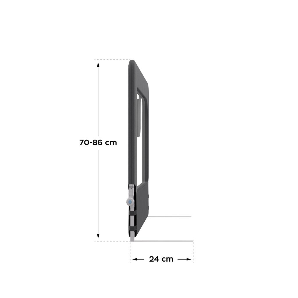 Turvalaita sänkyyn 200cm Cover 30 harmaa hinta ja tiedot | Lasten turvallisuus | hobbyhall.fi