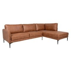 Pehmeä kulmasohva Home4Yoy Sofia, 257x83/168x82 cm, ruskea hinta ja tiedot | Kulmasohvat ja divaanisohvat | hobbyhall.fi