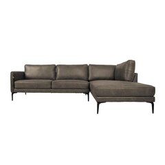 Pehmeä kulmasohva Home4Yoy Sofia, 257x83x82 cm, ruskea hinta ja tiedot | Kulmasohvat ja divaanisohvat | hobbyhall.fi