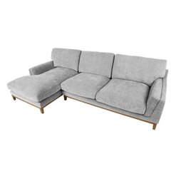 Pehmeä kulmasohva Home4You Basil RC, 298x100x96 cm, harmaa hinta ja tiedot | Kulmasohvat ja divaanisohvat | hobbyhall.fi