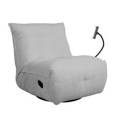 Nojatuoli - recliner Home4you, 82x100x92 cm, valkoinen hinta ja tiedot | Nojatuolit | hobbyhall.fi