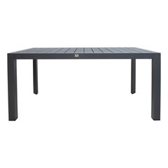 Ulkopöytä Home4You Tomson, 160x90x73 cm, harmaa hinta ja tiedot | Puutarhapöydät | hobbyhall.fi