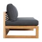 Modulaarinen sohva Home4You Serenity, 80x80x65 cm, ruskea/harmaa hinta ja tiedot | Sohvat ja vuodesohvat | hobbyhall.fi