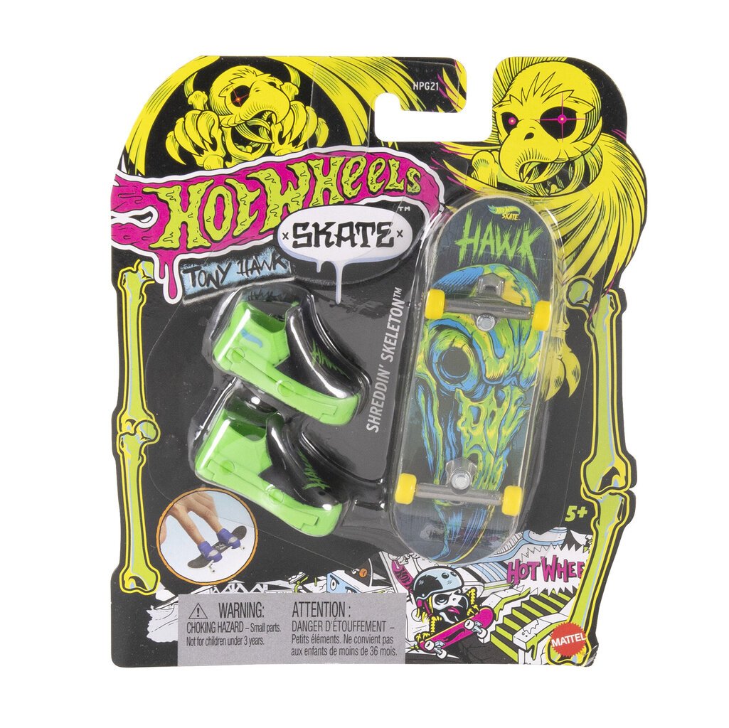 Sormiskeittisetti Finger Skate Hot Wheels® Tony Hawk HPG21 hinta ja tiedot | Tyttöjen lelut | hobbyhall.fi