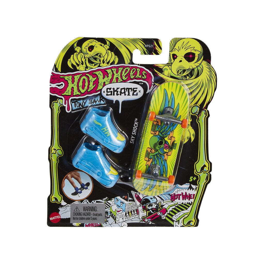 Sormiskeittisetti Finger Skate Hot Wheels® Tony Hawk HPG21 hinta ja tiedot | Tyttöjen lelut | hobbyhall.fi