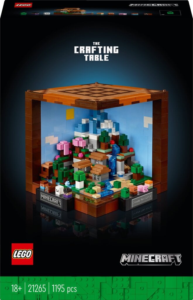 21265 LEGO® Minecraft työpöytä hinta ja tiedot | LEGOT ja rakennuslelut | hobbyhall.fi