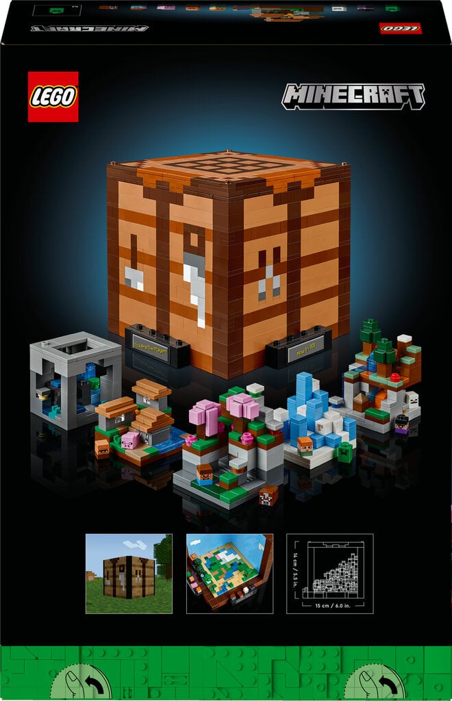 21265 LEGO® Minecraft työpöytä hinta ja tiedot | LEGOT ja rakennuslelut | hobbyhall.fi