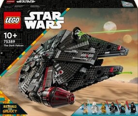 75389 LEGO® Star Wars™ musta haukka hinta ja tiedot | LEGOT ja rakennuslelut | hobbyhall.fi